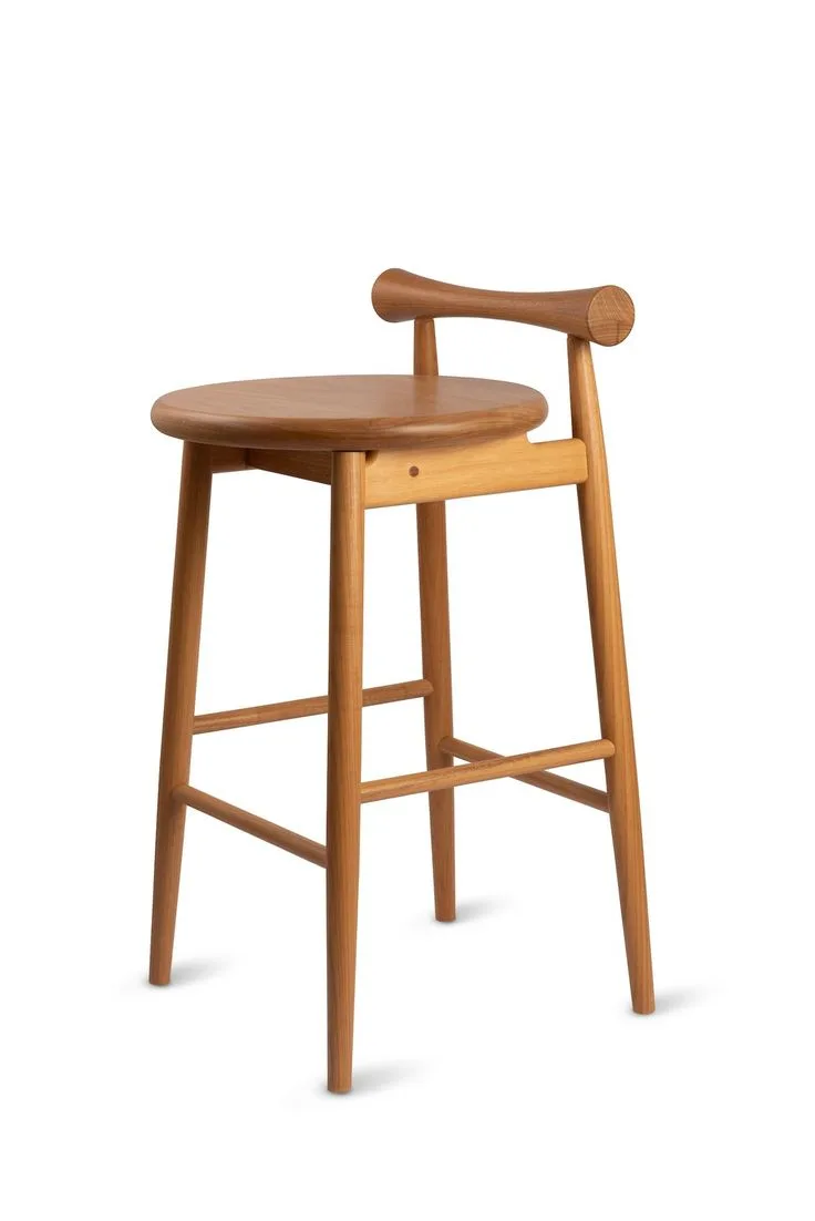 Kursi Bar Minimalis Modern Kayu Jati