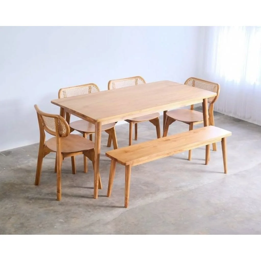Kursi Meja Set Makan 4 Kursi Furniture Jepara